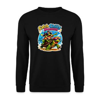 Ambiance des fêtes - Sweat-shirt Unisexe - noir - Devant - Alina (178cm) & Michal (187cm)