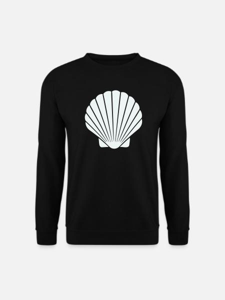 Geometric Shell Art - Unisex Sweatshirt - black