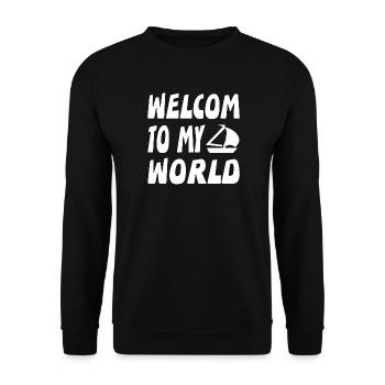 Segeln - Unisex Pullover - Schwarz - Vorne - Alina (178cm) & Michal (187cm)