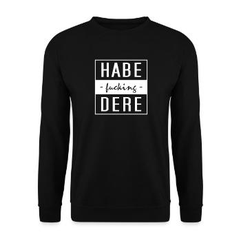 Prenez Dere, Servus, prenez ici - Sweat-shirt Unisexe - noir - Devant - Alina (178cm) & Michal (187cm)