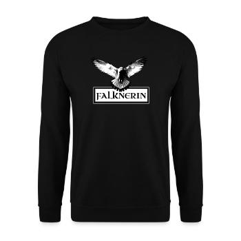 Panneau de fauconnerie fauconnière aigle fauconnerie - Sweat-shirt Unisexe - noir - Devant - Alina (178cm) & Michal (187cm)