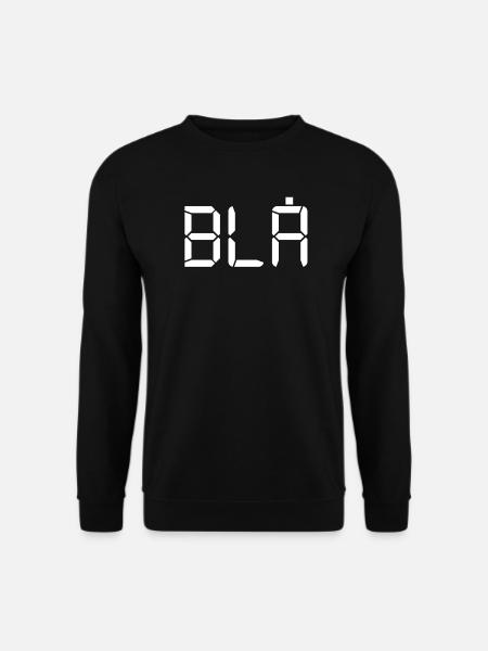 Blau - LCD - Unisex Pullover - Schwarz