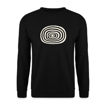 Carré roulant - Sweat-shirt Unisexe - noir - Devant - Alina (178cm) & Michal (187cm)