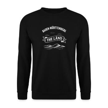 The Länd - Baden Württemberg - Unisex Pullover - Schwarz - Vorne - Alina (178cm) & Michal (187cm)