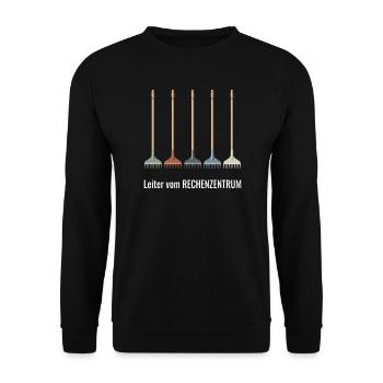 Informatik Programmierer IT Fachmann Informatiker - Unisex Pullover - Schwarz - Vorne - Alina (178cm) & Michal (187cm)