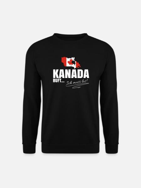 Kanada Auswandern - Unisex Pullover - Schwarz