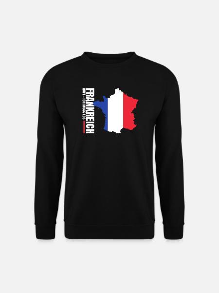Frankreich Auswandern - Unisex Pullover - Schwarz