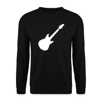 Musicien Cadeau pour la Musique de Guitare - Sweat-shirt Unisexe - noir - Devant - Alina (178cm) & Michal (187cm)