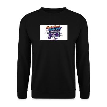 Analog Heart, Digital World - Unisex Sweatshirt - black - Front - Alina (178cm) & Michal (187cm)