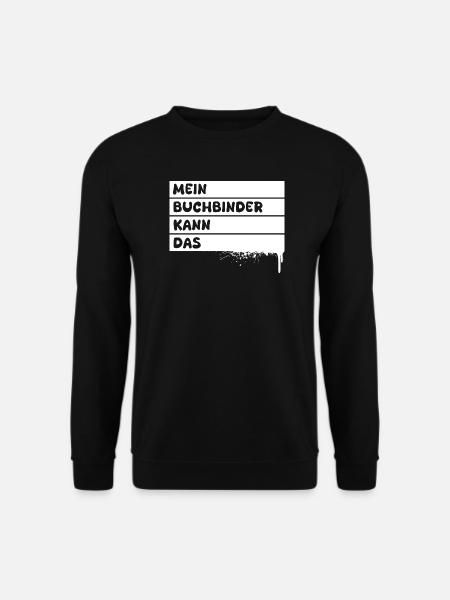 Geschenk für Buchbinder - Unisex Pullover - Schwarz