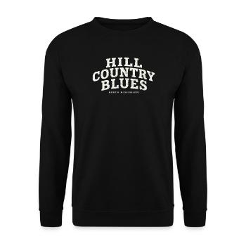 Hill Country Blues North Mississippi - Unisex Sweatshirt - black - Front - Alina (178cm) & Michal (187cm)