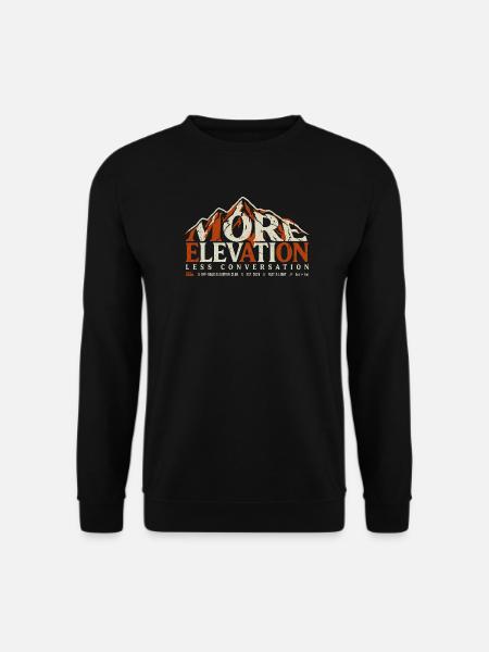 More Elevation Hiking - Unisex Sweatshirt - black