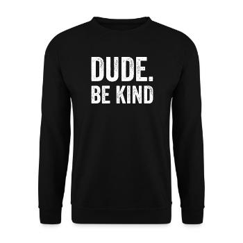Tag der Solidarität und des Bewusstseins für die E - Unisex Pullover - Schwarz - Vorne - Alina (178cm) & Michal (187cm)