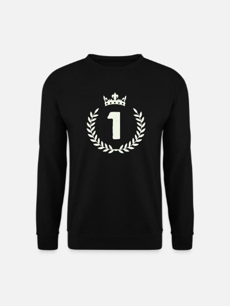 Siegerkranz Nummer Eins - Unisex Pullover - Schwarz