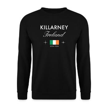 Killarney Coordonnées Irlande Souvenir de voyage - Sweat-shirt Unisexe - noir - Devant - Alina (178cm) & Michal (187cm)