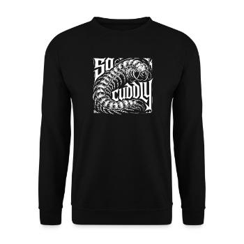 Conception Scolopender - Sweat-shirt Unisexe - noir - Devant - Alina (178cm) & Michal (187cm)