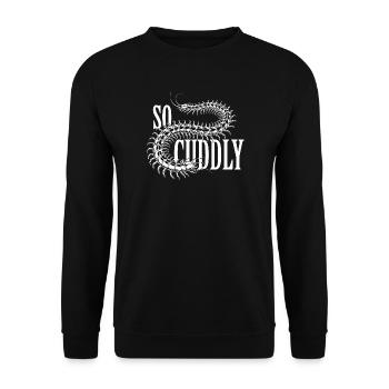 Éventail Scolopender - Sweat-shirt Unisexe - noir - Devant - Alina (178cm) & Michal (187cm)