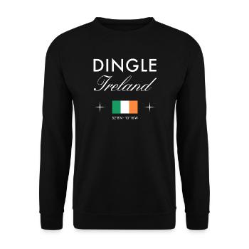 Dingle Ireland Coordinate Souvenir de voyage - Sweat-shirt Unisexe - noir - Devant - Alina (178cm) & Michal (187cm)