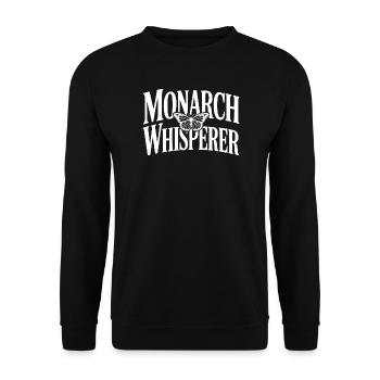 Le Chuchoteur du Monarque - Sweat-shirt Unisexe - noir - Devant - Alina (178cm) & Michal (187cm)