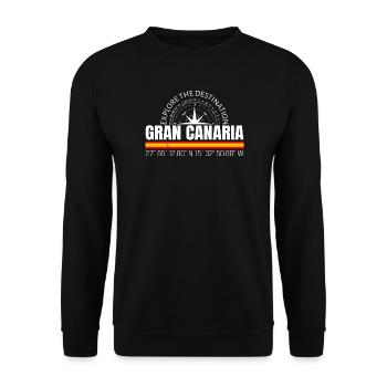 Gran Canaria - Unisex Pullover - Schwarz - Vorne - Alina (178cm) & Michal (187cm)