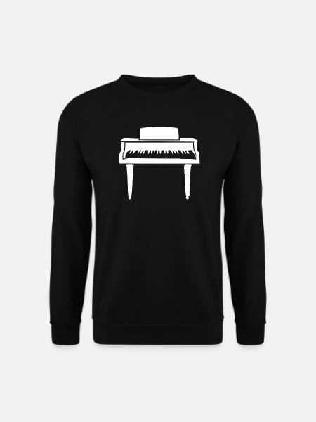 Klavier Geschenk Pianist - Unisex Pullover - Schwarz