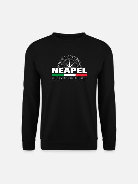 Neapel - Unisex Pullover - Schwarz