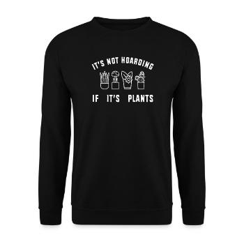Botaniker - Unisex Pullover - Schwarz - Vorne - Alina (178cm) & Michal (187cm)