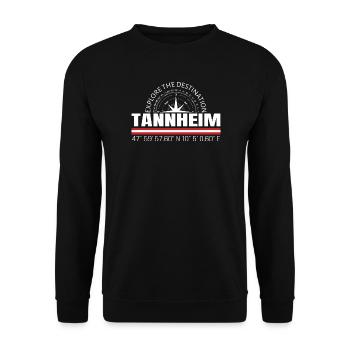Tannheim - Unisex Pullover - Schwarz - Vorne - Alina (178cm) & Michal (187cm)