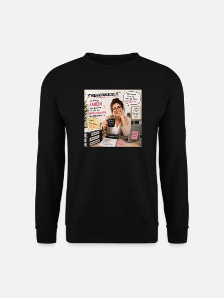 Steuerheldin Zahlen Steuerfachangestellte - Unisex Pullover - Schwarz