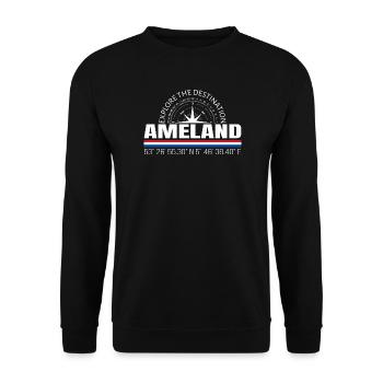 Ameland - Unisex Pullover - Schwarz - Vorne - Alina (178cm) & Michal (187cm)