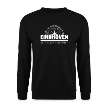 Eindhoven - Unisex Pullover - Schwarz - Vorne - Alina (178cm) & Michal (187cm)
