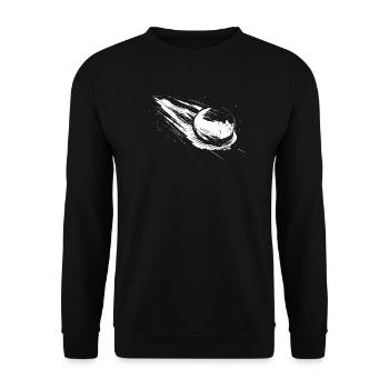 Bowlingkugel Skizze - Unisex Pullover - Schwarz - Vorne - Alina (178cm) & Michal (187cm)