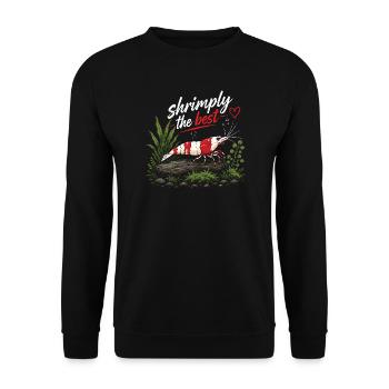 Red Bee Zwerggarnele - Unisex Pullover - Schwarz - Vorne - Alina (178cm) & Michal (187cm)