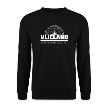 Vlieland - Unisex Pullover - Schwarz - Vorne - Alina (178cm) & Michal (187cm)