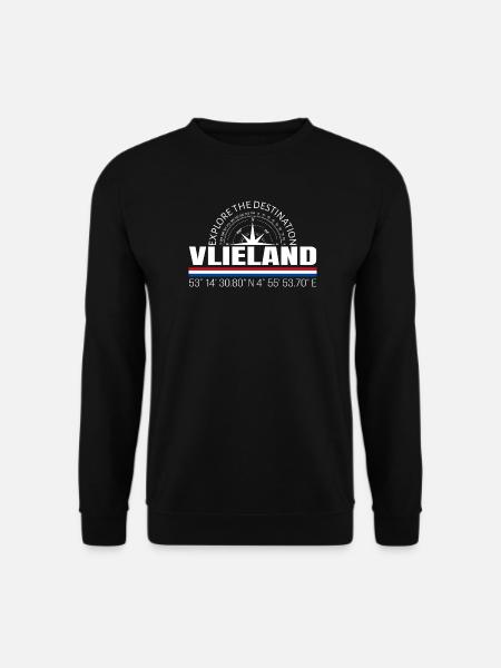 Vlieland - Unisex Pullover - Schwarz