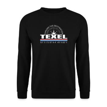 Texel - Unisex Pullover - Schwarz - Vorne - Alina (178cm) & Michal (187cm)