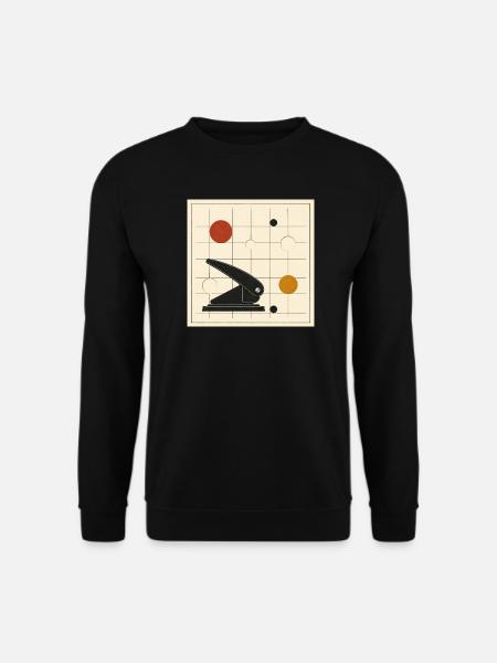 Locher No. 03 – Ordnung und Lücken - Unisex Pullover - Schwarz