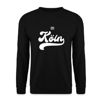 Dein Köln  - Unisex Pullover - Schwarz - Vorne - Alina (178cm) & Michal (187cm)
