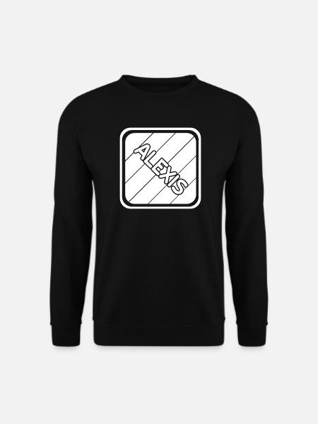Vorname Alexis - Unisex Pullover - Schwarz