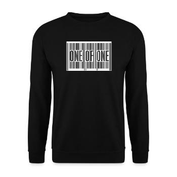 Eins von Eins - Unisex Pullover - Schwarz - Vorne - Alina (178cm) & Michal (187cm)