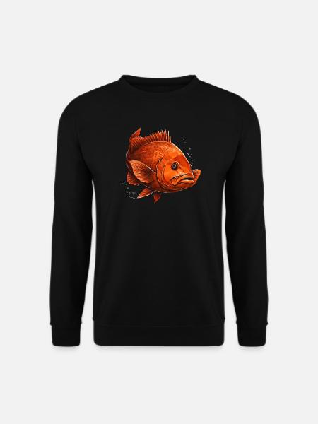 Garibaldi Fischliebhaber im Pazifischen Ozean Kalifornien - Unisex Pullover - Schwarz