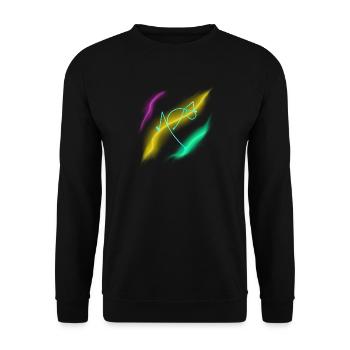 Dancefloor Emotions - Unisex Pullover - Schwarz - Vorne - Alina (178cm) & Michal (187cm)