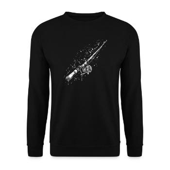 Angel - Unisex Pullover - Schwarz - Vorne - Alina (178cm) & Michal (187cm)