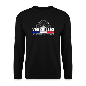 Versailles - Unisex Pullover - Schwarz - Vorne - Alina (178cm) & Michal (187cm)