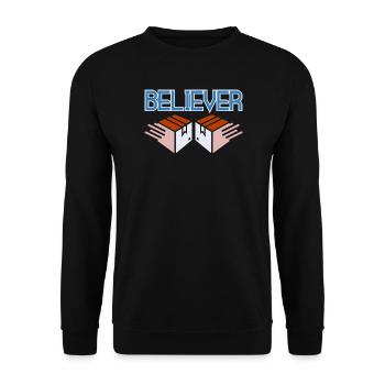 Gläubiger - Unisex Pullover - Schwarz - Vorne - Alina (178cm) & Michal (187cm)