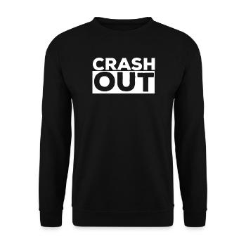 Crashout – Komplett die Kontrolle verlieren - Unisex Pullover - Schwarz - Vorne - Alina (178cm) & Michal (187cm)