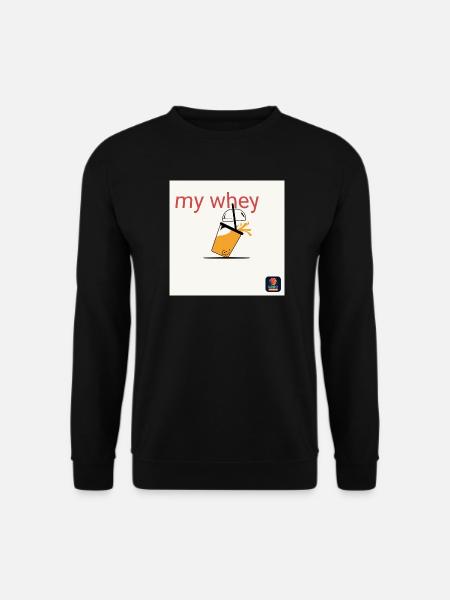 Mein Whey Shake - Unisex Pullover - Schwarz