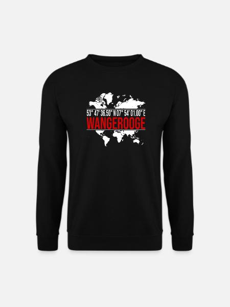 Wangerooge - Unisex Pullover - Schwarz