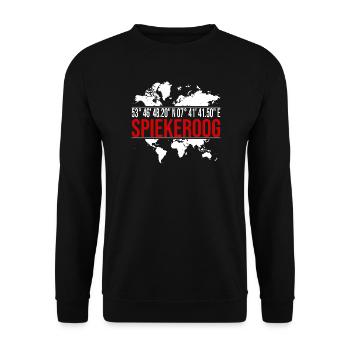 Spiekeroog - Unisex Pullover - Schwarz - Vorne - Alina (178cm) & Michal (187cm)