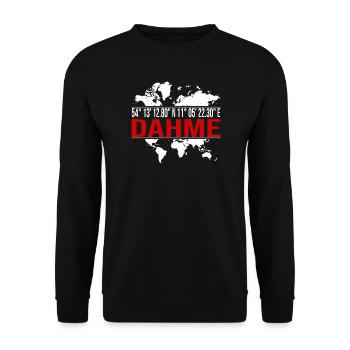 Dahme - Unisex Pullover - Schwarz - Vorne - Alina (178cm) & Michal (187cm)